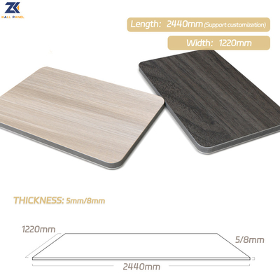 Ποιότητα Αδιάβροχες και Soundproof ξύλινες επιτροπές τοίχων PVC καπλαμάδων σιταριού ξύλινες Εργοστάσιο