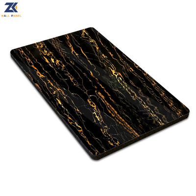 Ποιότητα Bamboo Charcoal Fiber Marble πάνελ τοίχου PVC Αντιστατική θερμομόνωση Εργοστάσιο
