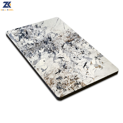 Ποιότητα Bamboo Charcoal Fiber Marble πάνελ τοίχου PVC Αντιστατική θερμομόνωση Εργοστάσιο