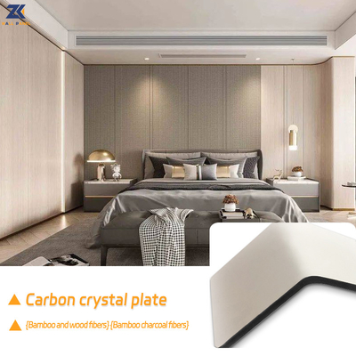 Ποιότητα Wallboard ινών μπαμπού PVC ODM cOem ξύλινη φλόγα - καθυστερών Εργοστάσιο