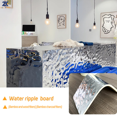 Ποιότητα Εσωτερική διακοσμητική PVC PET νερού κυματισμών επιτροπή τοίχων επιτροπής τρισδιάστατη Εργοστάσιο
